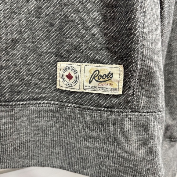 Roots mixed grey crew neck Canada sweatshirt size medium - Picture 8 of 14